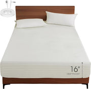 Grounding Cotton Bed Sheet with Silver Fiber - Better Sleep, Less Stress, Natural Recovery | Premium Earthing Sheet